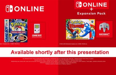 Deux jeux Pokémon débarquent dès aujourd'hui sur le Nintendo Switch Online
