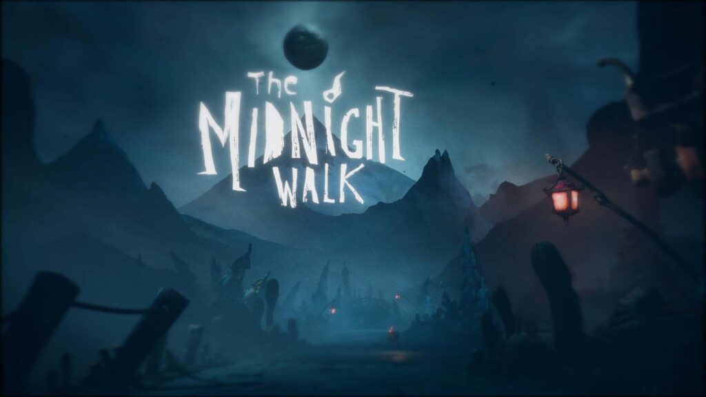 Ecran titre de The Midnight Walk avec présentation de l'objectif.