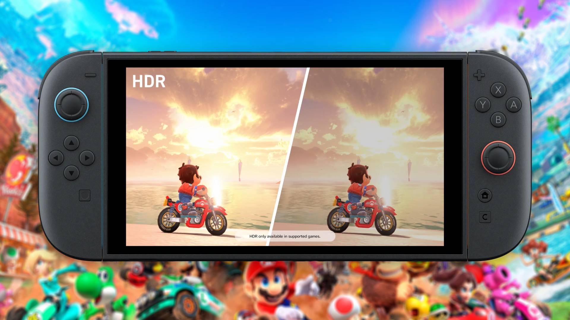Optimisez le rendu HDR de votre Nintendo Switch 2 sur votre téléviseur