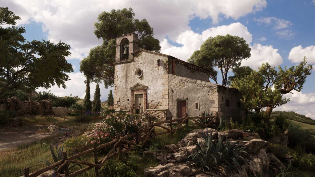 Petite église importante du titre Mafia: The Old Country.
