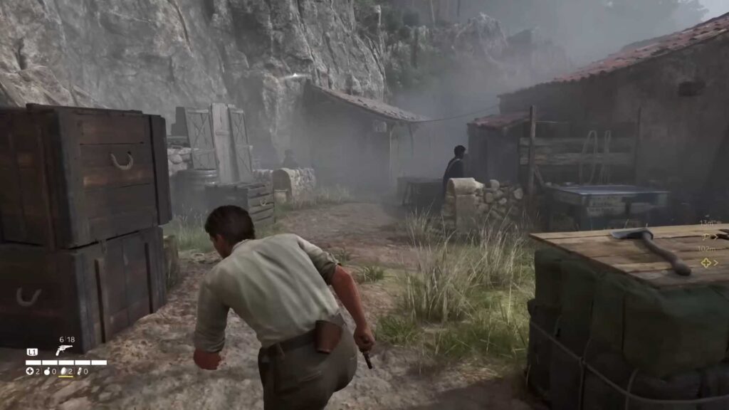 Phase d'infiltration dans Mafia: The Old Country.