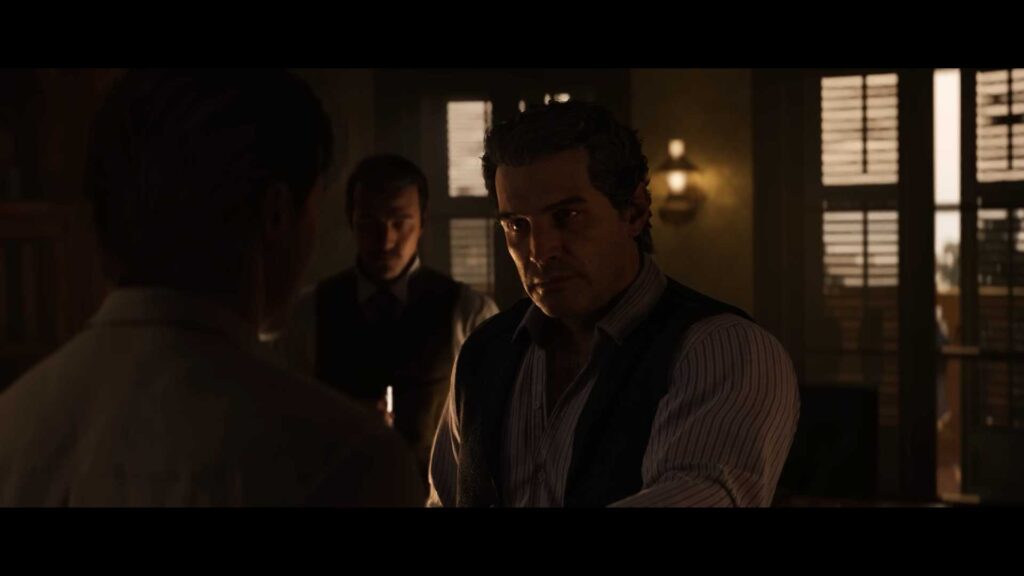 Enzo rencontrant le Don dans Mafia: The Old Country.