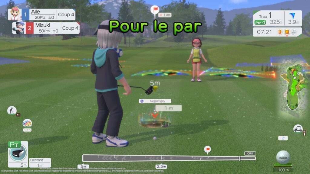 Everybody's Golf Hot Shots - Trou imposant