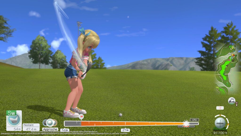Everybody's Golf Hot Shots - Qualité de la frappe