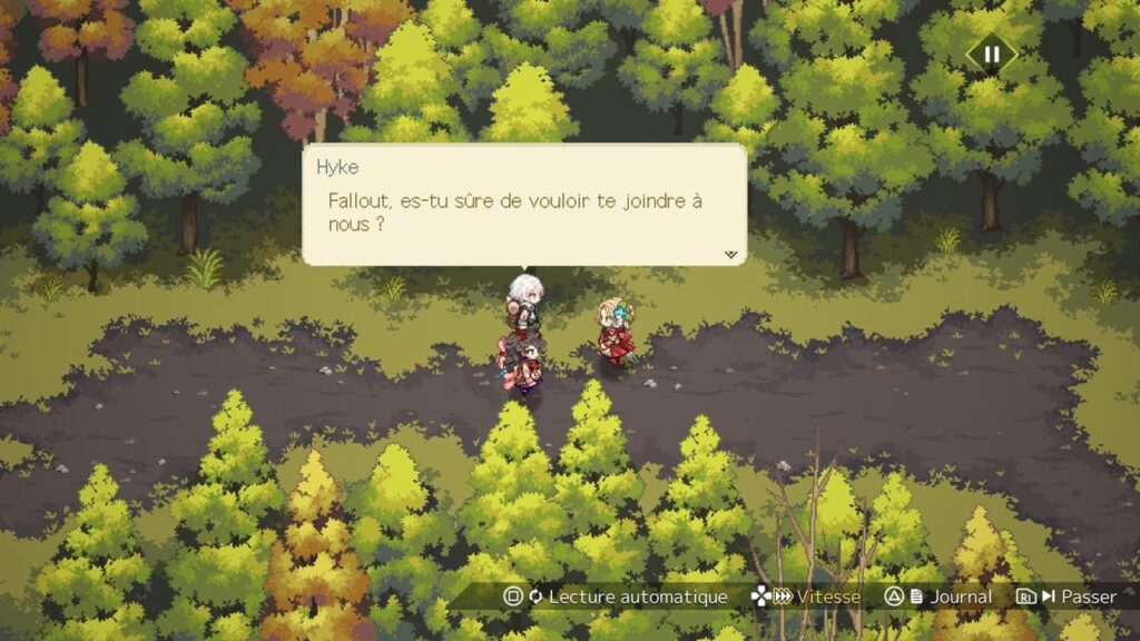 Recrutement d'une sorcière dans HYKE: Northern Light(s)
