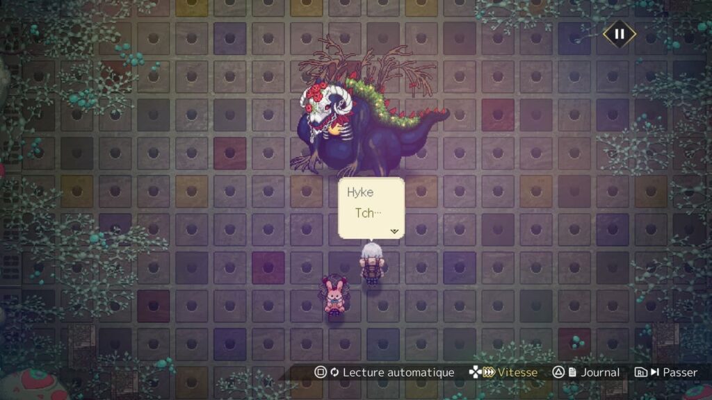Combat de boss dans HYKE: Northern Light(s)