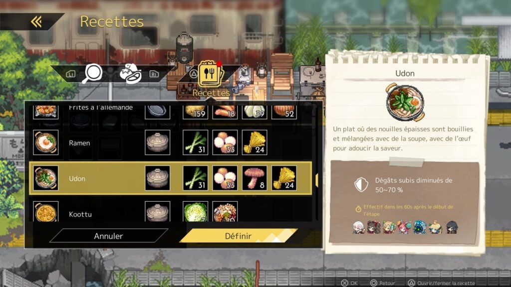 Présentation des plats dans HYKE: Northern Light(s) 