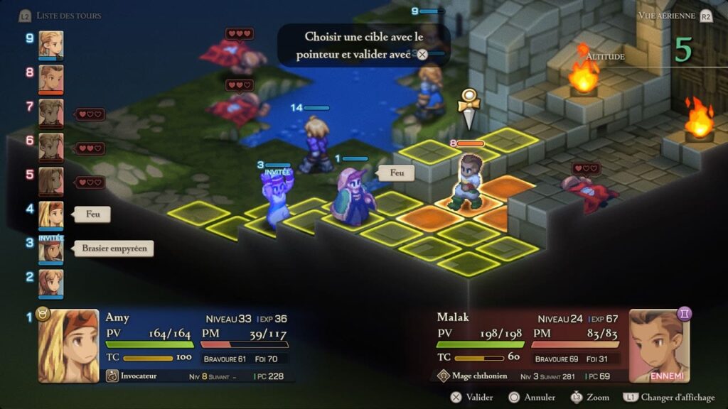 Final Fantasy Tactics - The Ivalice Chronicles : scène de combat 