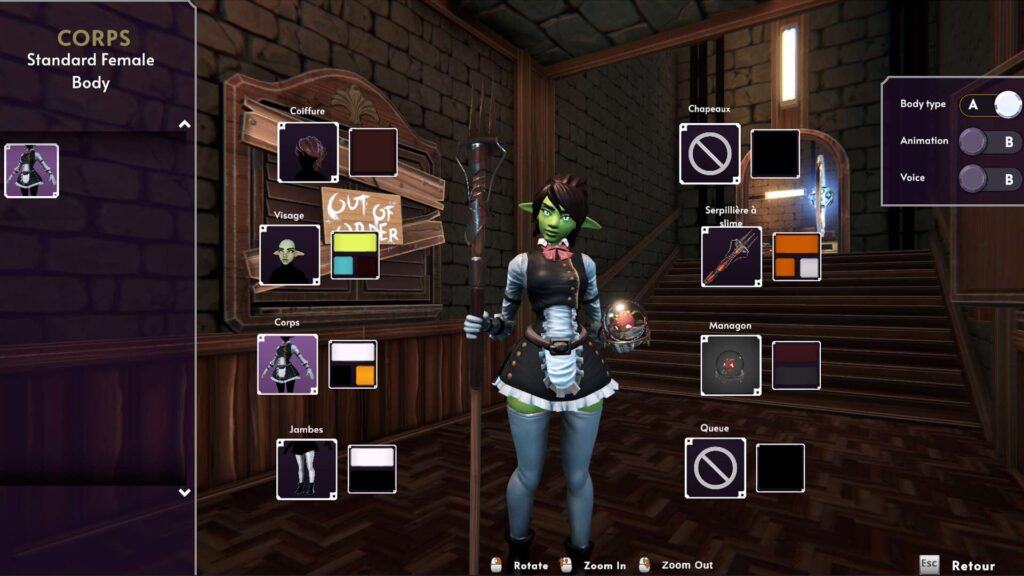 Intérieur d'un donjon de Goblin Cleanup.