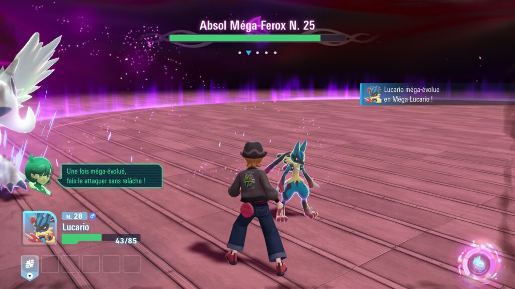 TEST Légendes Pokémon Z-A : Combat face à une Méga-Evolution