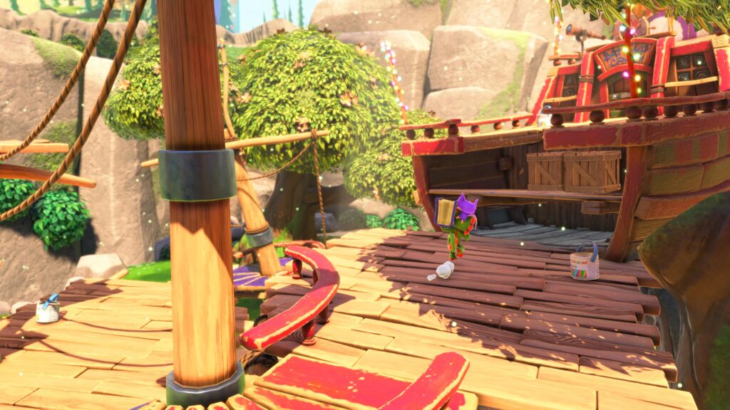 TEST Yooka-Replaylee - Colorimétrie attirante