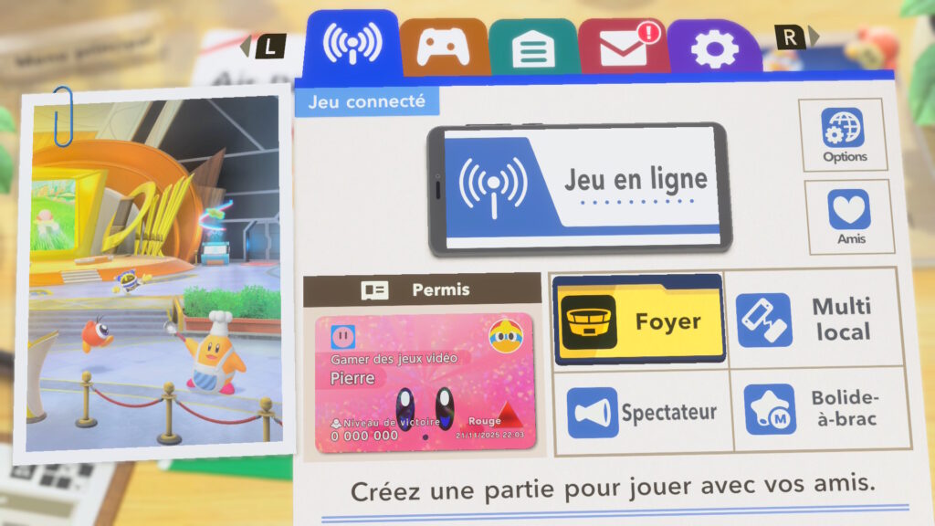 TEST Kirby Air Riders - Menus