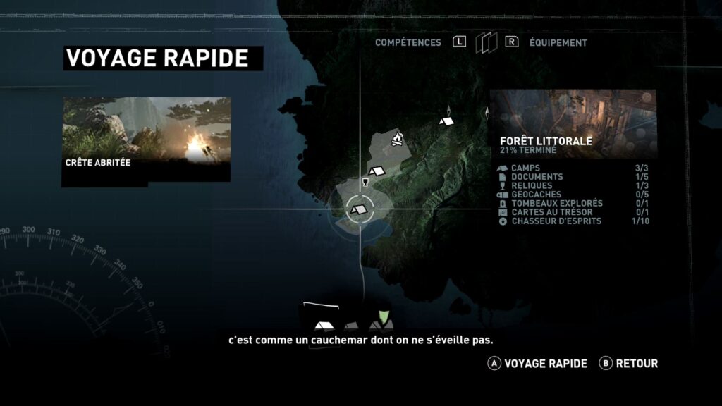 TEST Tomb Raider: Definitive Edition - Carte