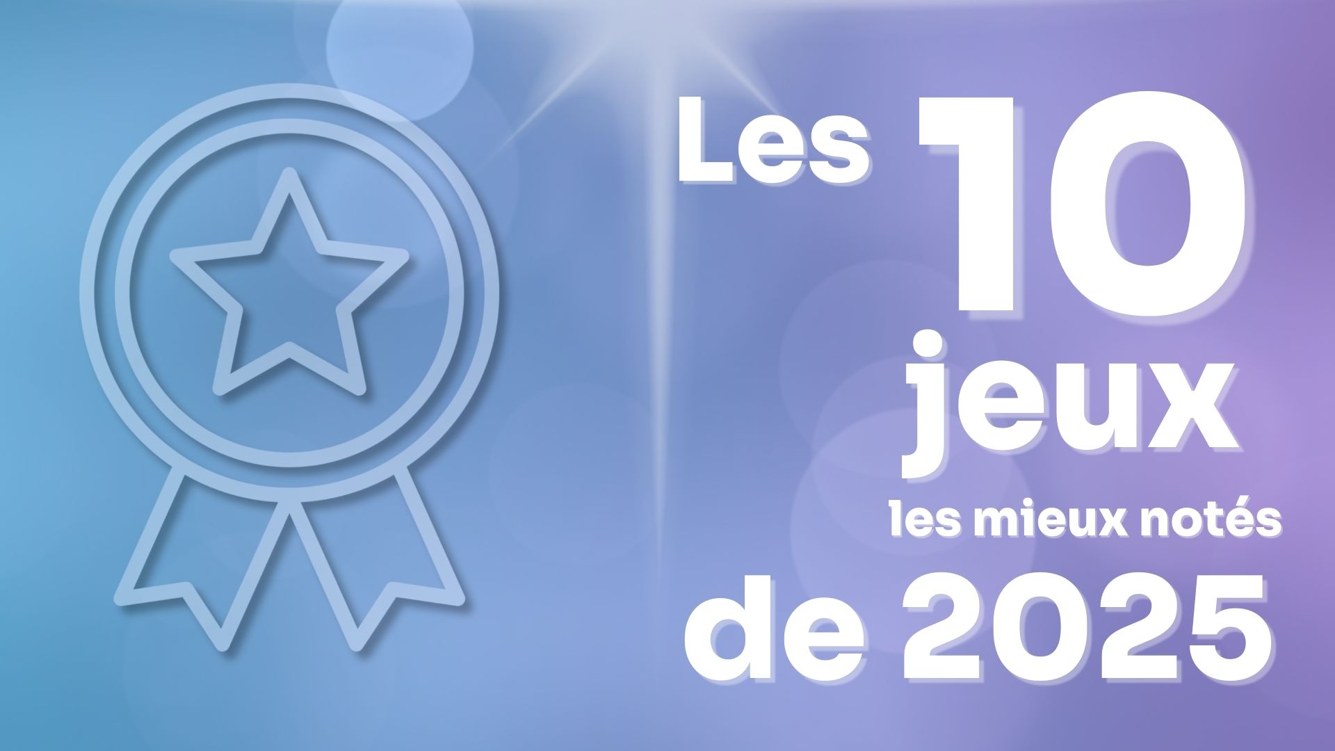 Quels sont les 10 jeux les mieux notés de l'année 2025 