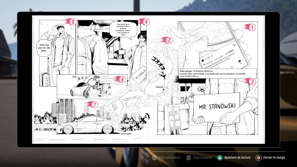 TEST JDM: Japanese Drift Master - Planches manga