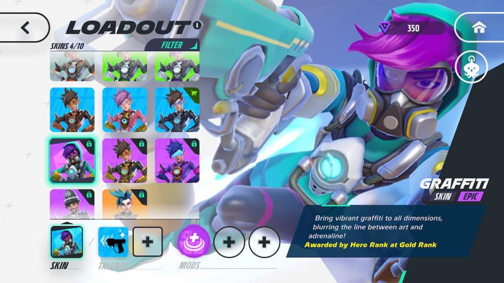 Overwatch 2 loadout Tracer