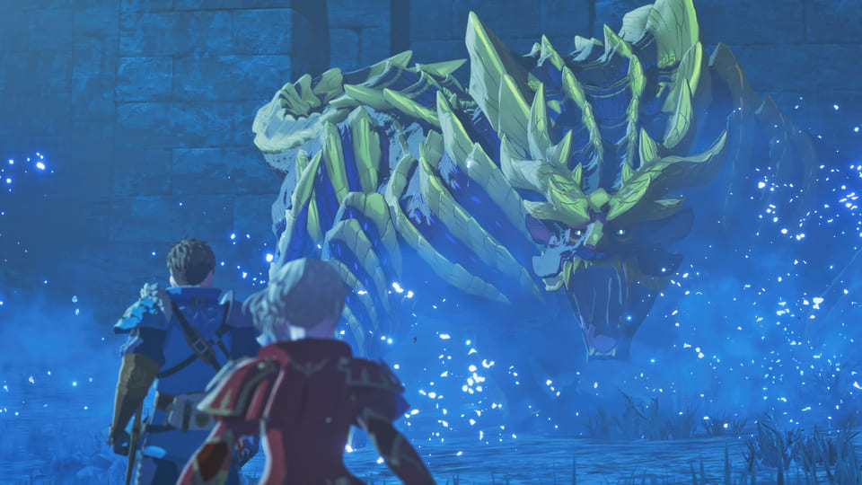 Monster Hunter Stories 3 Twisted Reflection - Combat de boss