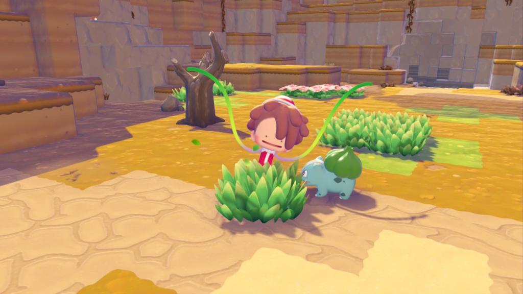 Pokémon Pokopia TEST - Bulbizarre accompagnateur