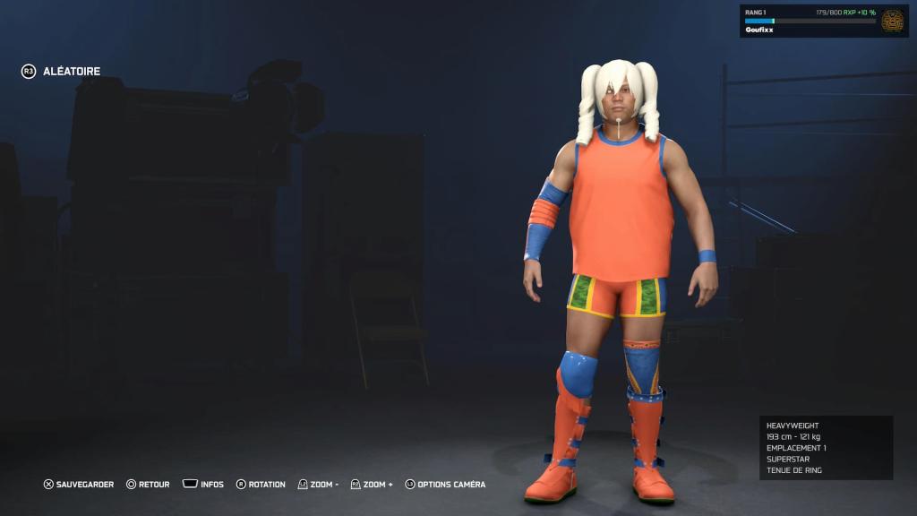 TEST WWE 2K26 - Génération aléatoire des personnages