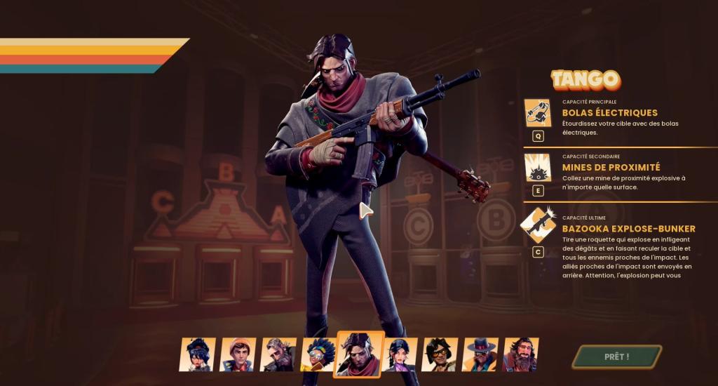 Last Flag - Ecran de changement de personnage en cours de partie