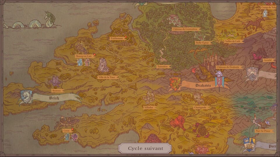 Sovereign Tower - Carte du Monde
