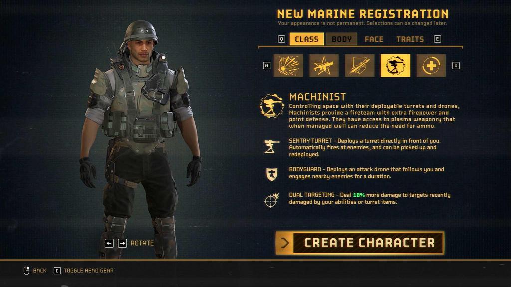 image des classes dans Aliens: Fireteam Elite 2