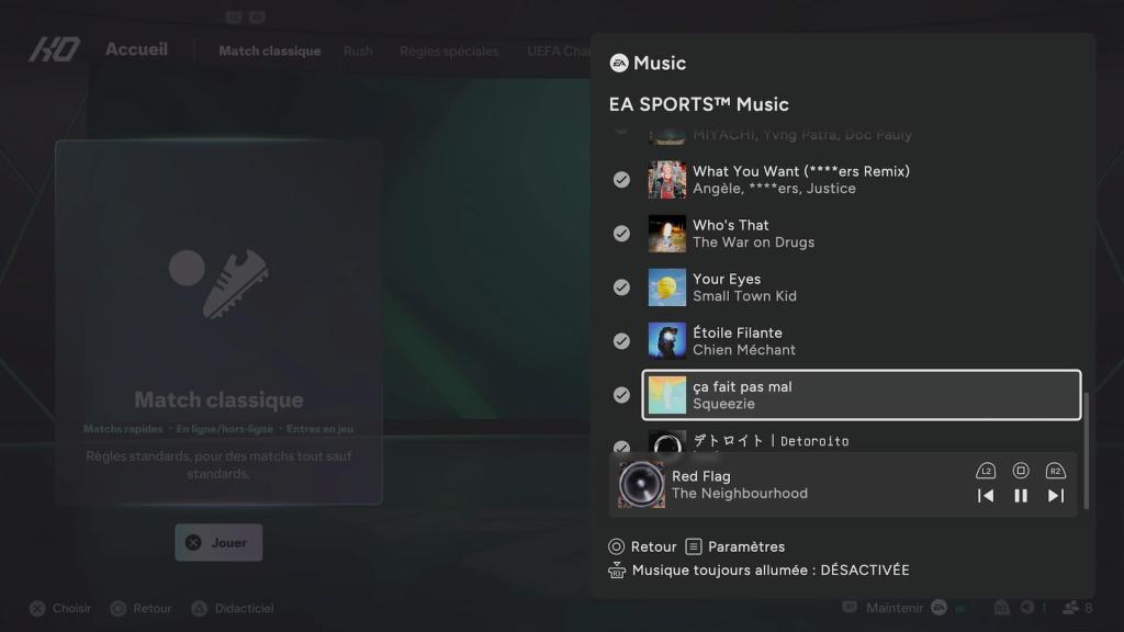 TEST EA Sports FC 27 - Tracklist