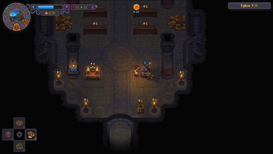 Graveyard Keeper 2 - reconstruction d'une église