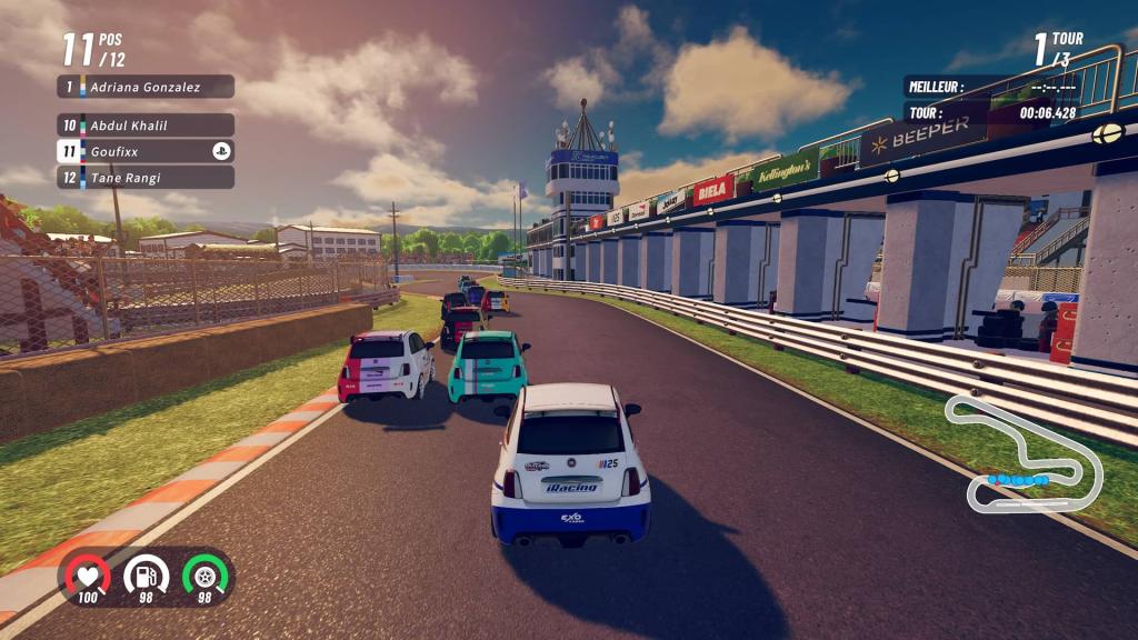 TEST iRacing Arcade - Course de FIAT 500