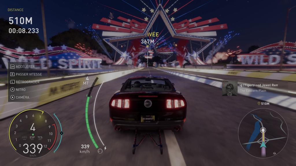 TEST The Crew Motorfest Switch 2 - Activité passage de vitesse