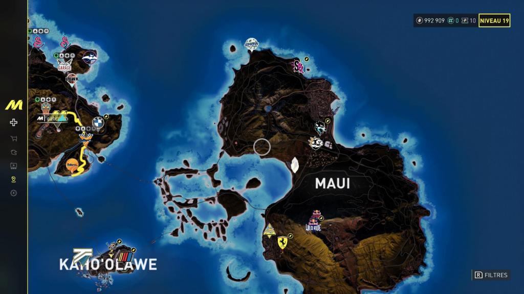 TEST The Crew Motorfest Switch 2 - Carte du monde